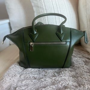Italian Leather Green Bag